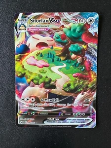POKEMON TCG - SWORD & SHIELD BASE - SNORLAX VMAX 142/202 - Picture 1 of 2