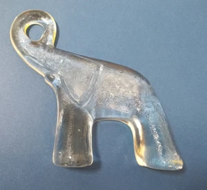 Vtg. Elephant Paperweight - Bertil Vallien Kosta Boda Swedish Glass Paperweight - Picture 1 of 5