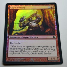 1 x Ogre Sentry FOIL - Rise of the Eldrazi - MTG Magic the Gathering