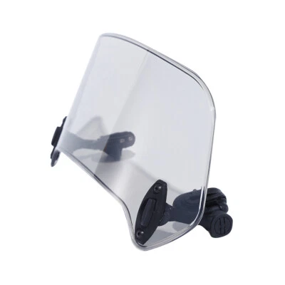 Universal Motorcycle Smoke Windshield Extension Spoiler Wind Deflector - Image 1 of 4