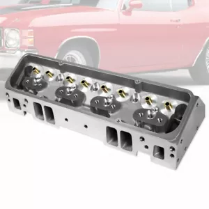 Culata de enchufe de ángulo desnudo de aluminio 205cc/64cc para Chevy SBC 302 327 350 400 - Imagen 1 de 5