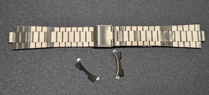 NOS Stainless Steel Silver Tone Watch Bracelet Band - Seiko ? - Picture 1 of 11
