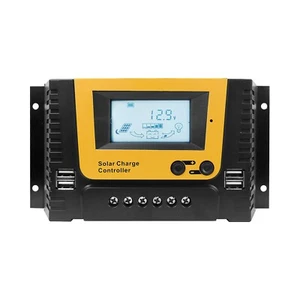 GCSOAR 40A Solar Charge Controller 12V 24V 36V 48V PWM Solar Panels Charger - Picture 1 of 8