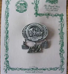 1847-1997 Utah Sesquicentennial "Spirit of Pioneering" Pin Mormon Missoinary2222 - Bild 1 von 3