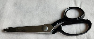 Clauss Dressmaker's Pinking Shears Chrome Plated Model No 4 USA Made - Image 1 of 4