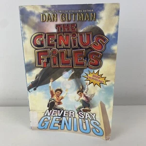 The Genius Files Never Say Genius by Dan Gutman (Medium PB, 2012)Ex Library - Picture 1 of 7