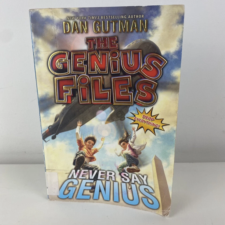 The Genius Files Never Say Genius by Dan Gutman (Medium PB, 2012)Ex Library - Image 1 of 4