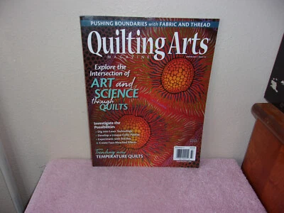  QUILTING ARTS MAGAZINE  "PUSHING BOUNDARIES w/ FABRIC & THREAD, WINTER, 2022 - Image 1 of 4