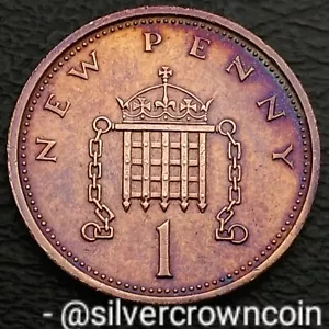 UK Great Britain 1 New Penny 1974. KM#915. Bronze One Cent coin Elizabeth ll. BP - Picture 1 of 7