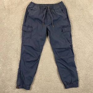 Polo Ralph Lauren Jogger Pant Boys size 27x24 Stretch Cargo Drawstring Blue - Picture 1 of 8