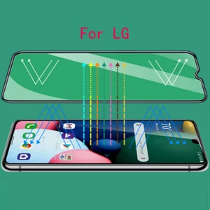 Full Screen Tempered Glass 9H Screen Protector For LG K41 K51 Q31 K31 Lot - Picture 1 of 7