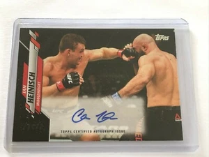 CARTOLINA AUTOGRAFA TOPPS UFC 2020 - IAN HEINISCH - UFCA-IH - BLACK PARALLEL 11/50 - Foto 1 di 2