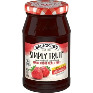 Smucker's Simply Strawberry Spreadable Fruit 10 oz Spread (1 Jar) - Picture 1 of 2