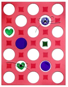 Sizzix Thinlits Geometric Tile 7pc #659060 Retail $19.99 by Jen Long NIP Retired - Picture 1 of 3