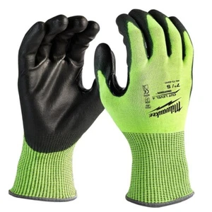 Milwaukee 48-73-8940B 12Pk High Visibility Level 4 Polyurethane Dipped S Gloves - Picture 1 of 4