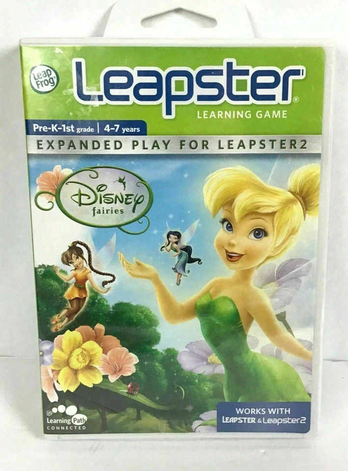 Leapster Learning Game Tinkerbell Disney Fairies / Matching Addition Paint Art - Image 1 of 2