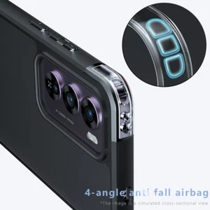 For OPPO Reno12 Pro, Luxury Black Matte Bumper Anti-slip Soft Rubber Cover Case - Picture 1 of 14