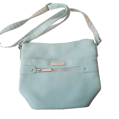 David Jones Womens Mint Green Adjustable Shoulder Bag. Smart casual. - Image 1 of 4