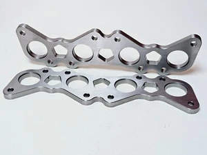 S650 Header Flange to 1.75" CNC 1/2" Billet Fits Coyote Mustang 5.0L Black Horse - Picture 1 of 3