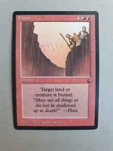 Fissure , MTG The Dark (1994) Common Red Instant NM - Picture 1 of 2