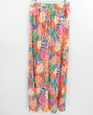 Flying Tomato Pants Women Large Floral Hawaiian Wide Leg Dopamine Resort Vaction - Image 1 of 4