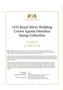 Harrington & Byrne 1972 Royal Silver Wedding Crown Agency Omnibus Collection - Picture 1 of 7