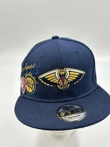 New Era New Orleans Pelicans NBA Basketball SnapBack Hat Embroidered - Picture 1 of 9