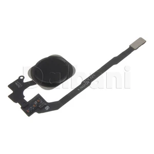 Black Home Button Flex Cable Replacement For iPhone SE - Picture 1 of 3