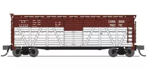 Broadway Limited N Scale ~ Canadian Pacific ~ PRR K7 Stock Car With Cattle Sound - Picture 1 of 2