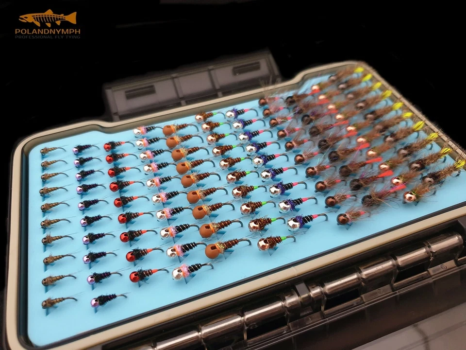 10 Killer PT CDC Euro Nymphs Jig Size 14 Hanak Hooks Tungsten Heads 3 5