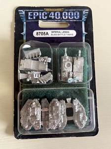 Epic 40K Imperial Guard Leman Russ Kampfpanzer Neu im Karton Metall, OOP Warhammer Zitadelle - Bild 1 von 3