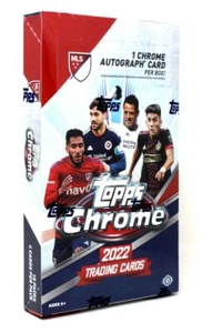 2022 TOPPS MLS CHROM FUSSBALL HOBBY BOX BLOWOUT KARTEN - Bild 1 von 2