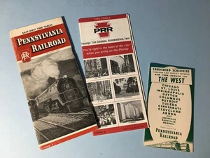 Pennsylvania Railroad Public Time Table Lot 03.06.49 04.03.53 31.10.65 C-6 - Bild 1 von 7