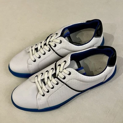 MARC NEW YORK - Andrew Marc Low Sneakers - NWOT Blue Soles Size 12M -  MF0S1509 - Image 1 of 4
