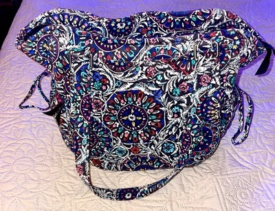 VERA BRADLEY Purse Shoulder Bag Glenna Satchel W/Security Pocket  Stained Glass - Image 1 of 4