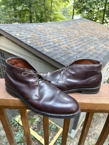Allen Edmonds Malvern Schuhe Herren Größe 11,5 D Braun Leder Chukka Stiefel Hergestellt in den USA - Bild 1 von 14
