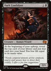 MTG Dark Confidant  - Foundations Jumpstart #114 - Picture 1 of 1