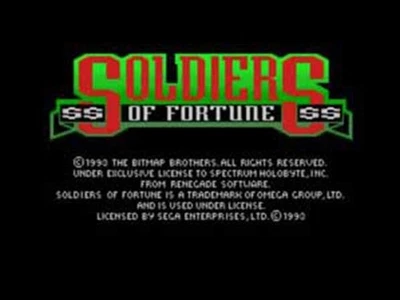 Soldiers Of Fortune - Juego Sega Genesis Foto 1 de 4