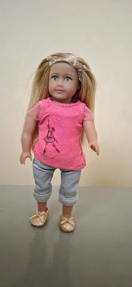 De Colección American Girl Kittredge 6.5" Mini Muñeca de Moda Sin Libro Sin Caja Foto 1 de 1