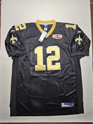 Camiseta New Orleans Saints Colston Para Hombres 60 NFL Fútbol Reebok on Field Parche SB Foto 1 de 4