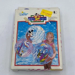 Vintage Intex The Wet Set Disney Mickey & Pals Goofy 24” Beach Ball - Picture 1 of 4