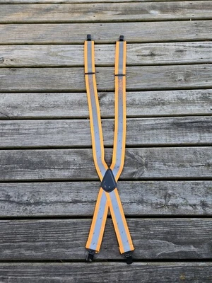 Carhartt wide strap Reflective Suspenders Safety Adjustable Workwear 40” length  - Image 1 of 3