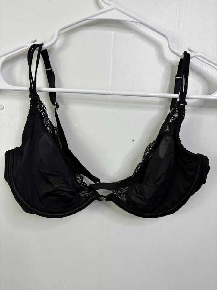 Sujetador Victorias Secret Mujer Talla 36C Muy Sexy Transparente Sin Acolchado Copas Delicado Foto 1 de 4