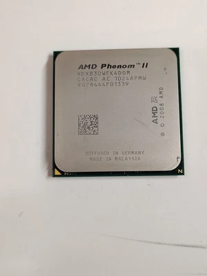 AMD Phenom II HDX830WFK4DGM 830 Socket AM3 2.8GHz Desktop CPU (V1804) - Image 1 of 4