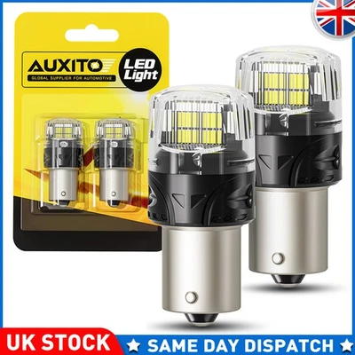2X 1156 P21W BA15S 382 LED Reverse DRL Turn Sidelight Bulb CANBUS Error Free 12V - Image 1 of 4