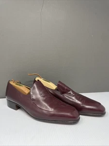 Herren Stemar Schwarz und Ochsenblut Oxford Brogue Schuhe Größe UK 9 1/2 EU 43,5 10,5 US - Bild 1 von 14