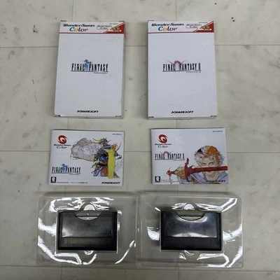WonderSwan Final Fantasy I & II Set Box Manual Included Untested BANDAI - Image 1 of 4