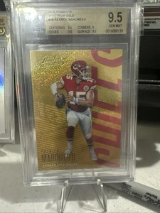 Panini Assoluto 2018 - Patrick Mahomes II #49 Gold Spectrum Prizm - Foto 1 di 1