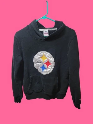 Victoria Secret Pink NFL Pittsburgh Steelers Jeweled BLING Pullover Hoodie Sz S - Image 1 of 4
