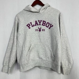 Playboy Pacsun Felpa con Cappuccio Varsity Maglione Retro Medium Uomo Viola Maglia Casual - Foto 1 di 11